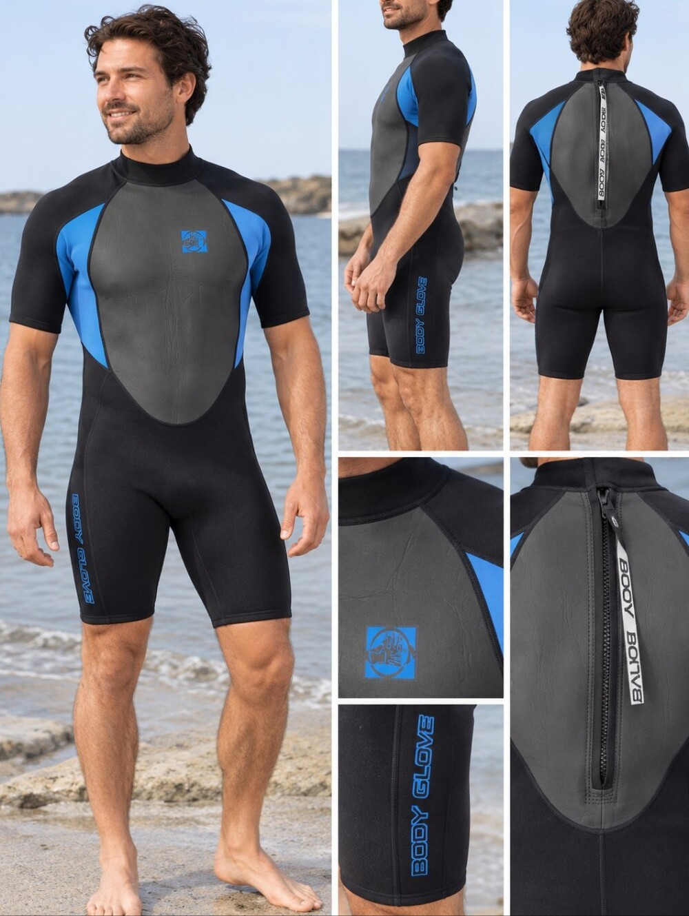 Men's Body Glove Shorty Wetsuit Size Large